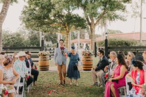 Kentucky Derby wedding theme at a Florida wedding venue